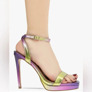 BCBGENERATION
Women's Cadence Metallic Sandals In Ombre Sz 7